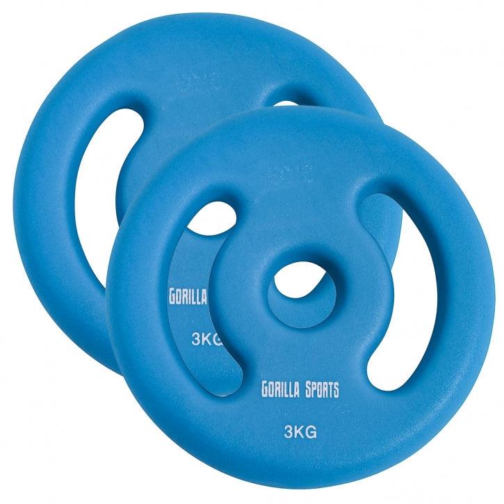 Hantelscheiben Set 30/31 mm Neopren 1 - 5 KG
