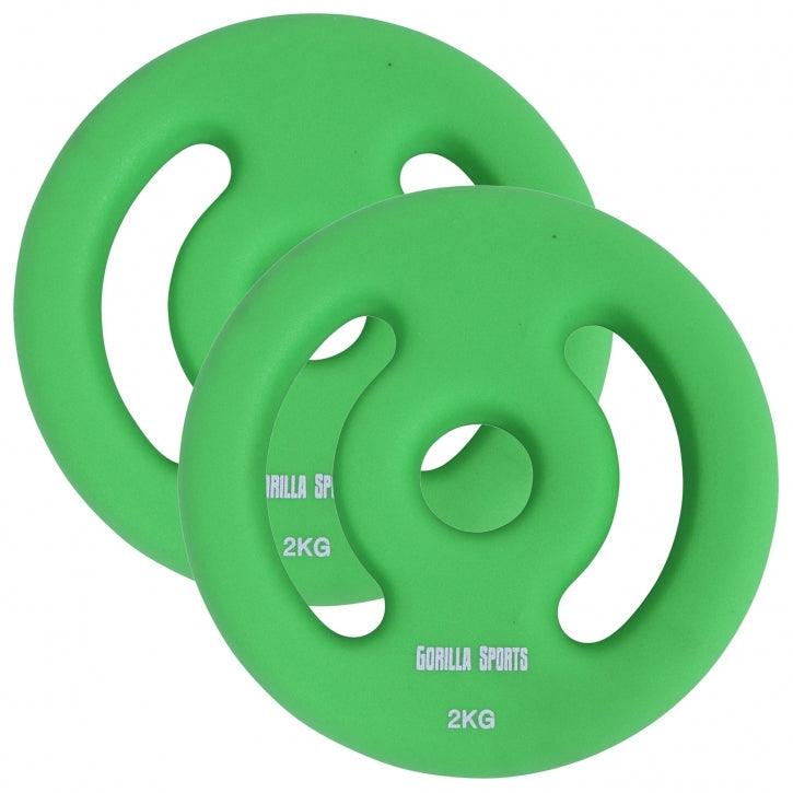 Hantelscheiben Set 30/31 mm Neopren 1 - 5 KG