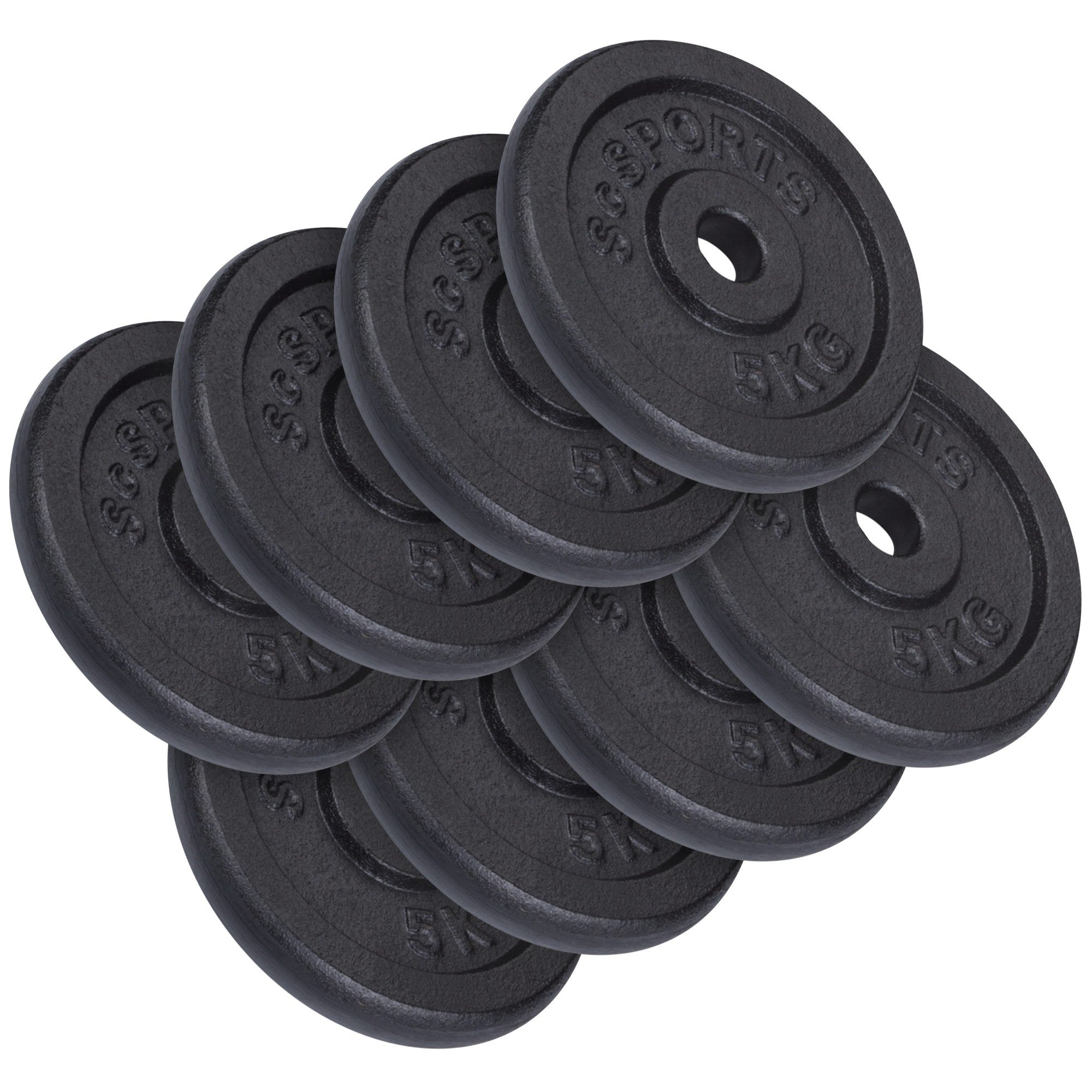 Hantelscheiben Set Gusseisen 10 - 40 kg